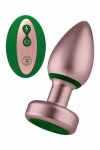FemmeFunn Bougie Plug Rose Gold – aluminiowy model, 11 trybów, pilot, 8,9 cm, wodoodporny