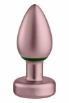 FemmeFunn Bougie Plug Rose Gold – aluminiowy model, 11 trybów, pilot, 8,9 cm, wodoodporny