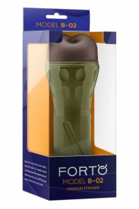 FORTO MODEL B-02 Stroker Dark – system intymny, regulacja siły zasysania, anatomiczna powierzchnia