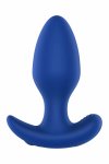 FORTO Vibrating Anal Plug Blue – ergonomiczny, 10 trybów, wodoodporny, niebieski