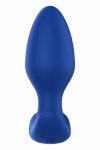 FORTO Vibrating Anal Plug Blue – ergonomiczny, 10 trybów, wodoodporny, niebieski