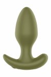 FORTO Vibrating Anal Plug Green – ergonomiczny, wodoodporny, 10 trybów, zielony