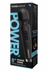BODYWAND 8 Inch Power Wand – masażer bezprzewodowy, 20,3 cm, 4 tryby, silikon medyczny