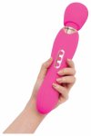 BODYWAND Rumble Wand 10” masażer wielofunkcyjny, 24 cm, 5 trybów, akumulator, różowy