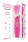 BODYWAND Rumble Wand 10” masażer wielofunkcyjny, 24 cm, 5 trybów, akumulator, różowy