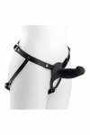 VIRGITE H1 Hollow Strap S Czarny – silikonowy system intymny, regulowany, pusty środek