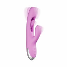 Good Vibes Only Rabbit Vibrator Moving Finger fioletowy, 23 tryby, podwójny system