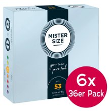 Mister Size 53mm ultracienkie prezerwatywy 36 sztuk, anatomiczne, lateks