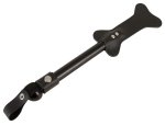 ZADO Leather Paddle Dog Bone packa skórzana z drewnianą rączką, długość 38 cm