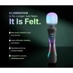 Paradise Pleasure Products Illumination The Wand biały, RGB LED, IPX7, aplikacja, silikon