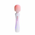 Paradise Pleasure Products Illumination The Wand biały, RGB LED, IPX7, aplikacja, silikon