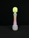 Paradise Pleasure Products Illumination The Wand biały, RGB LED, IPX7, aplikacja, silikon