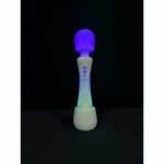 Paradise Pleasure Products Illumination The Wand biały, RGB LED, IPX7, aplikacja, silikon