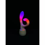 Paradise Pleasure Products Illumination The Rabbit biały, RGB LED, IPX7, aplikacja, silikon