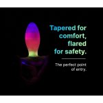 Paradise Pleasure Products Illumination The Plug White RGB LED, IPX7, silikon medyczny, aplikacja