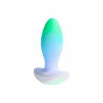 Paradise Pleasure Products Illumination The Plug White RGB LED, IPX7, silikon medyczny, aplikacja