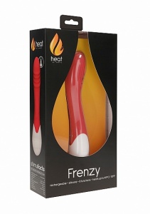 PODGRZEWANY wibrator PUNKT G Frenzy - Frenzy - Rechargeable Heating G-Spot Vibrator - Red