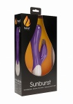 PODGRZEWANY wibrator RABBIT Punkt G  Sunburst - Sunburst - Rechargeable Heating G-Spot Rabbit VibratorÂ  - Purple