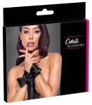 Cottelli ACCESSOIRES Bondage Scarf czarny szal satynowy 150 cm, uniwersalny dodatek