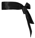 Cottelli ACCESSOIRES Bondage Scarf czarny szal satynowy 150 cm, uniwersalny dodatek