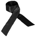 Cottelli ACCESSOIRES Bondage Scarf czarny szal satynowy 150 cm, uniwersalny dodatek