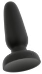 Black Velvets Silicone Plug S – anatomiczny korek z miękkiego Liquid Silicone, przyssawka, rozmiar S