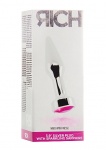 ZATYCZNA ANALNA zdobiona 3,9 Inch R9 - R9 - Silver Plug - 3,9 Inch - Pink Sapphire