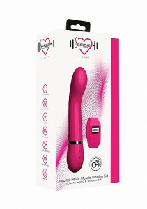 WIBRATOR do ćwiczenia mięśni Kegla WIBRUJĄCE GSPOT - Kegel G - Pink