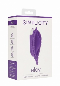 WIBRATOR mini STYMULATOR ŁECHTACZKI ELOY - ELOY Bullet vibrator - Purple