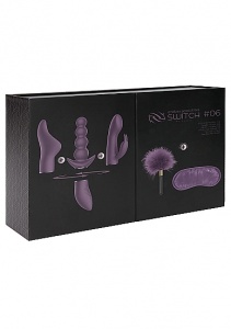 ZESTAW Kit #6 WIBRATOR z wymiennymi nakładkami - Kit #6 - Purple
