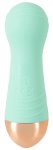 Cuties Soft Green Mini Wibrator Dual Density 12 cm – silikonowa maszyna intymna, wodoodporna, USB