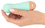 Cuties Soft Green Mini Wibrator Dual Density 12 cm – silikonowa maszyna intymna, wodoodporna, USB