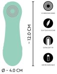 Cuties Soft Green Mini Wibrator Dual Density 12 cm – silikonowa maszyna intymna, wodoodporna, USB