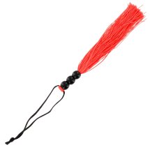 Sportsheets S&M Small Rubber Whip Red 25cm – bat gumowy, czerwony, elastyczny uchwyt