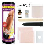 Cloneboy Vibrator Nude – zestaw do tworzenia modelu z wibracją, żel 3D, silikon, instrukcja