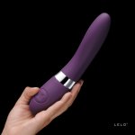 LELO Elise 2 Plum silikonowy model wodoodporny, 8 trybów, dwa silniki, 22 cm