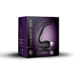 Rocks-Off Naughty-Boy 7-Speed Black – masażer prostaty silikonowy, 7 programow, czarny