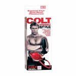 Colt Expandable Plug – pompowany model lateksowy z regulacją rozmiaru, czarny, 10 cm