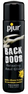 Pjur Back Door Relaxing Glide 100 ml – silikonowy żel z olejkiem jojoba, długotrwały efekt