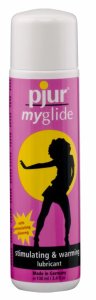 Pjur MyGlide 100 ml – wodny żel intymny z żeń-szeniem, efekt rozgrzewający, pielęgnacja