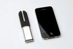 Crave Duet Black model dwugłowicowy, stymulator wibracyjny USB, silikon medyczny, 11,6 cm