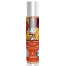 System JO H2O Peachy Lips 30ml żel nawilżający wodny, brzoskwiniowy aromat, do akcesoriów