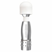 Bodywand Mini Wand Massager Silver – kompaktowy masażer srebrny, odporny na zachlapania