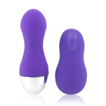 Maia Toys Contour Egg Neon Purple – bezprzewodowy model z 10 trybami, pilot, silikon