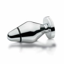 Mystim John Plug L metalowy do elektrostymulacji 10,5 cm, anatomiczny kształt, aluminium