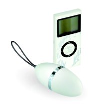 Plaisirs Secrets Vibrating Egg White bezprzewodowe jajko wibrujące, 10 trybów, pilot, białe