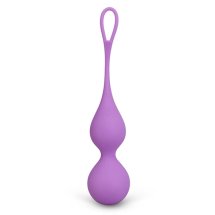 Layla Peonia Purple system treningowy mięśni Kegla, silikon, 140g, dwie kulki, fioletowy