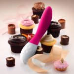 LELO Mona 2 Cerise – wodoodporny model silikonowy, 6 trybów, ergonomiczny kształt 20 cm