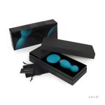 LELO Hula Beads Ocean Blue – zdalnie sterowane kulki obrotowe, 8 programów, silikon