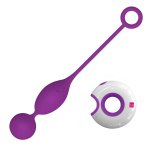 LoversPremium O-Remote Control Egg Purple Julia – silikonowy model z pilotem, 7 trybów